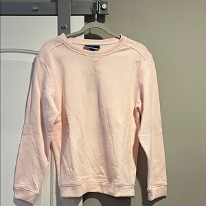 Karen Scott Light Pink Crew Neck Sweatshirt